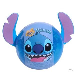 Disney Lilo & Stitch Squish-A-Stitch Blue Squishy Sensory Fidget Figure Toy New
